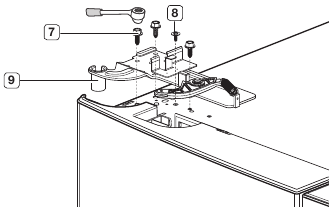 Samsung - RFG297 - Aassemble the Refrigerator doors - Step 3 Aassemble the Refrigerator doors - Step 3