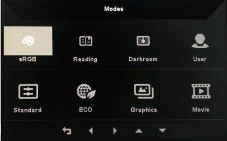 Acer - EK220Q Abi - Turn mode on or off Turn mode on or off