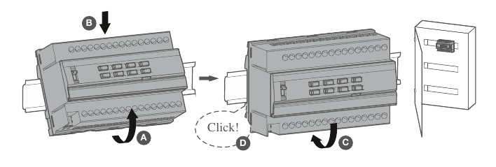 hager - TYMS616D - Installing the device Installing the device