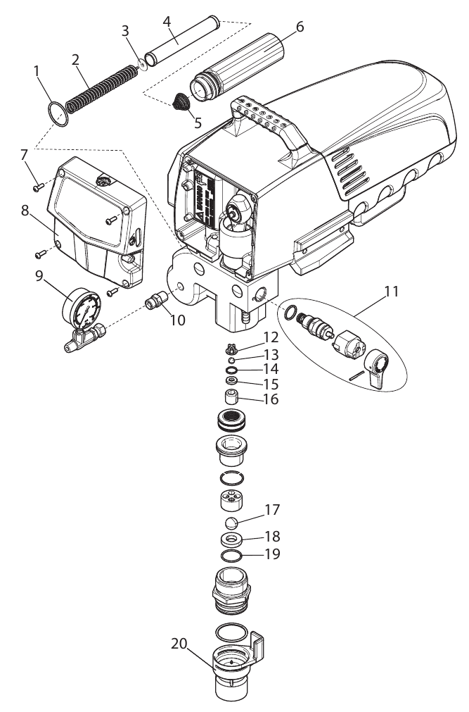 Titan - IMPACT 440 - MAIN ASSEMBLY MAIN ASSEMBLY