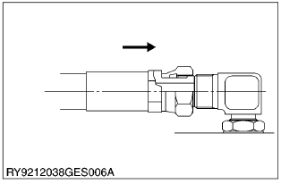 Kubota - WSM SSV65 - Connecting the face sealing (ORS) type hose - Step 3 Connecting the face sealing (ORS) type hose - Step 3