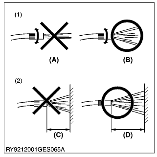 Kubota - WSM SSV65 - WASHING THE MACHINE WITH A HIGH-PRESSURE WASHER WASHING THE MACHINE WITH A HIGH-PRESSURE WASHER