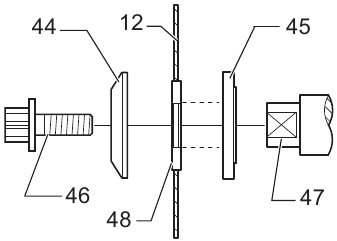 Makita - LS0714 - ASSEMBLY - Installing or removing saw blade - Step 3 ASSEMBLY - Installing or removing saw blade - Step 3