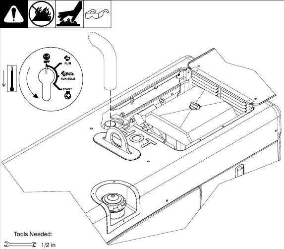 Miller - Trailblazer 302 - Installing Exhaust Pipe Installing Exhaust Pipe