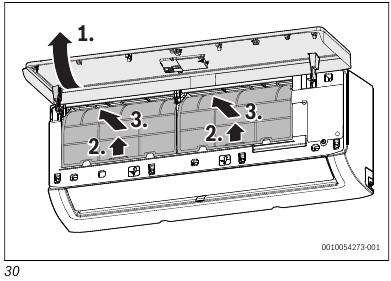 Bosch - Climate 7100i - Installing the indoor unit - Step 6 Installing the indoor unit - Step 6