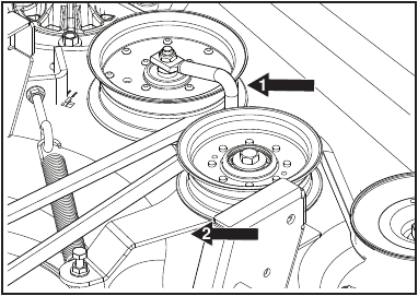 Husqvarna - RZ5426 - Deck Belt Removal Deck Belt Removal