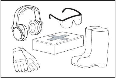 Husqvarna - RZ5426 - Recommended personal protective equipment Recommended personal protective equipment