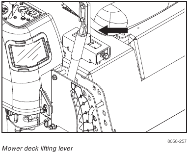 Husqvarna - RZ5426 - Starting the Engine - Step 1 Starting the Engine - Step 1