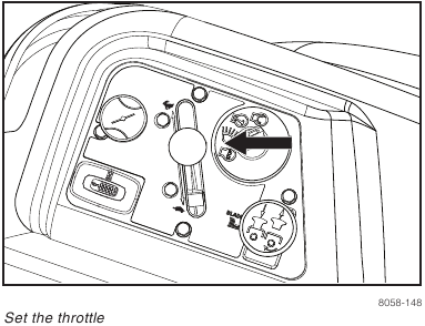 Husqvarna - RZ5426 - Starting the Engine - Step 5 Starting the Engine - Step 5
