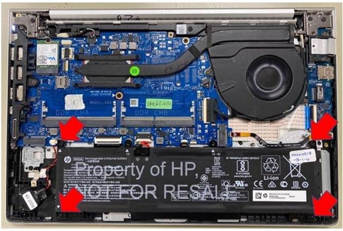 HP - ProBook 440 G8 - Product Disassembly Process - Step 2 Product Disassembly Process - Step 2