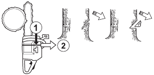 Husqvarna - 365 SPECIAL - Tree felling technique - Step 2 - Directional cuts Tree felling technique - Step 2 - Directional cuts