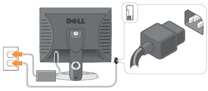 Dell - OptiPlex GX280 DHP - Power Connections Power Connections