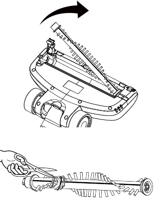 Kenmore - 200 Series - Cleaning The Motorized Nozzle & Blockages - Step 2 Cleaning The Motorized Nozzle & Blockages - Step 2