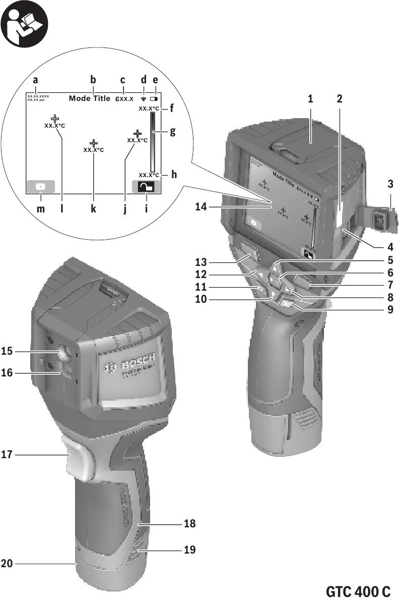 Bosch - GTC 400 C - Features - Part 1 Features - Part 1