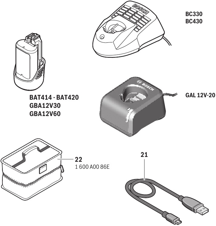 Bosch - GTC 400 C - Features - Part 2 Features - Part 2