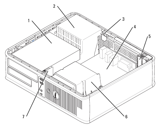 Dell - OptiPlex GX520 DCTR - Desktop Computer Desktop Computer