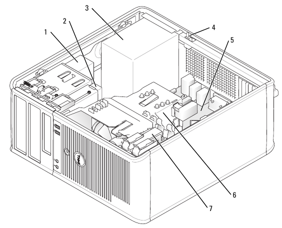 Dell - OptiPlex GX520 DCTR - Mini Tower Computer Mini Tower Computer