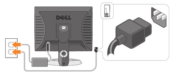 Dell - OptiPlex GX520 DCTR - Power Connections Power Connections