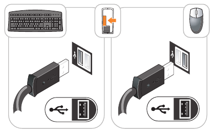 Dell - OptiPlex GX520 DCTR - Set Up Your Keyboard and Mouse Set Up Your Keyboard and Mouse
