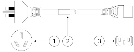Cisco - 1200 Series - Power Cord - Australia/NewZealand (CAB-ACA) Power Cord - Australia/NewZealand (CAB-ACA)