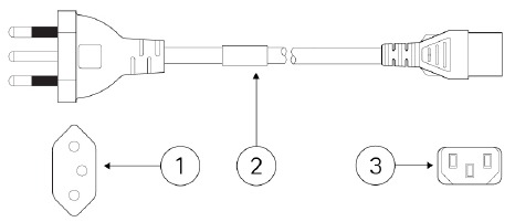 Cisco - 1200 Series - Power Cord - Brazil (CAB-C13-ACB) Power Cord - Brazil (CAB-C13-ACB)