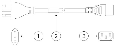 Cisco - 1200 Series - Power Cord - Italy (CAB-ACI) Power Cord - Italy (CAB-ACI)