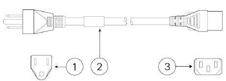 Cisco - 1200 Series - Power Cord - North America (CAB-AC) Power Cord - North America (CAB-AC)