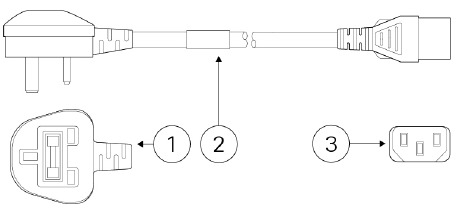 Cisco - 1200 Series - Power Cord - United Kingdom (CAB-ACU) Power Cord - United Kingdom (CAB-ACU)