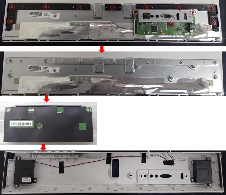 HP - M24fwa - Product Disassembly Process - Step 7 Product Disassembly Process - Step 7