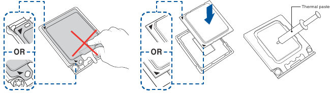 Asus - X870 MAX GAMING WIFI7 Series - Install key components - Installing the CPU Install key components - Installing the CPU