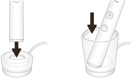 Philips - DiamondClean 9000 - Charging on charger base - Step 2 Charging on charger base - Step 2