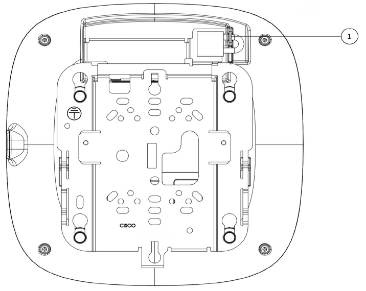 Cisco - Catalyst 9120AX Series - Mounting the Access Point Mounting the Access Point