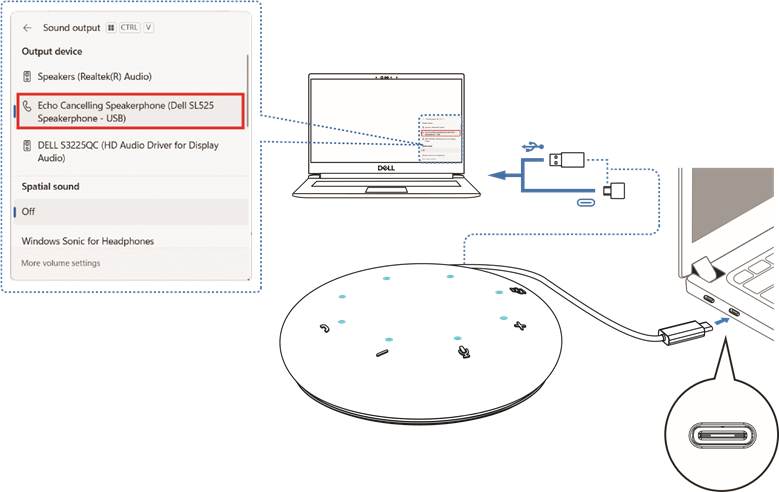 Dell - Pro Plus - Using your Dell Pro Plus Wireless Speakerphone - Step 2 Using your Dell Pro Plus Wireless Speakerphone - Step 2