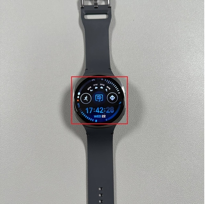 Return to watch face button on Galaxy Watch 8 LTE
