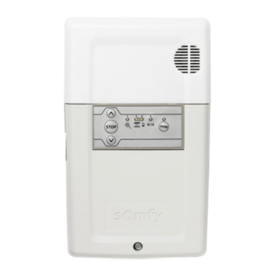 Somfy Rollixo Rts Garage Door Opener User Manual Manualslib