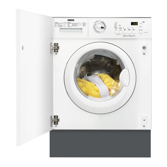 Zanussi Zwt Wa Washer Dryer User Manual Manualslib