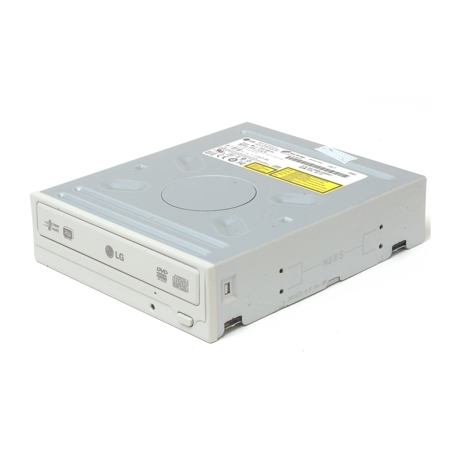 Lg Gsa B Dvd Drive Specifications Manualslib