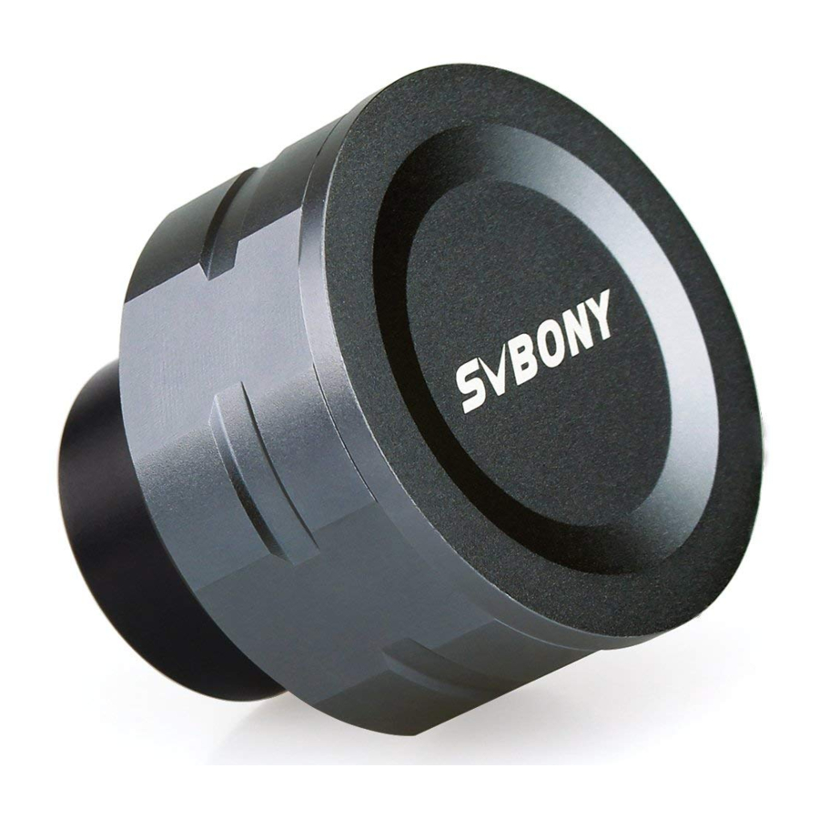 Svbony Sv Astronomy Camera Manual Manualslib