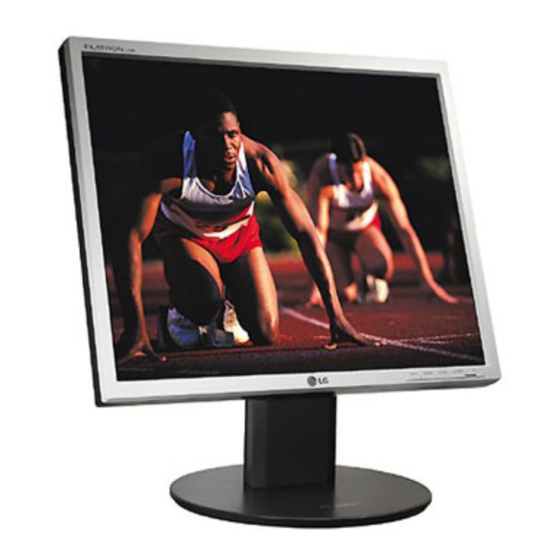 LG FLATRON L1950S MONITOR SPECIFICATIONS ManualsLib