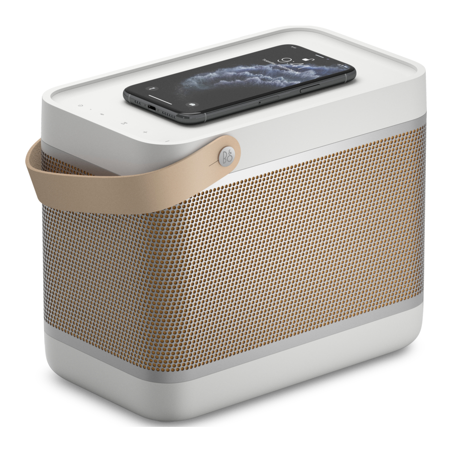 Bang Olufsen Beolit Portable Bluetooth Speaker Manual Manualslib