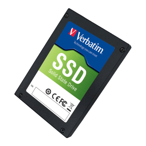 Verbatim 2.5” SATA Solid State Drive Detailed Installation Manual