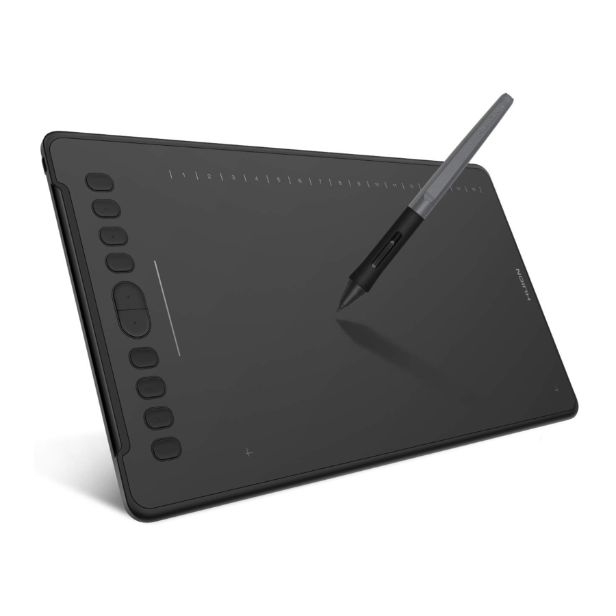 Huion Inspiroy H Tablet Manual Manualslib