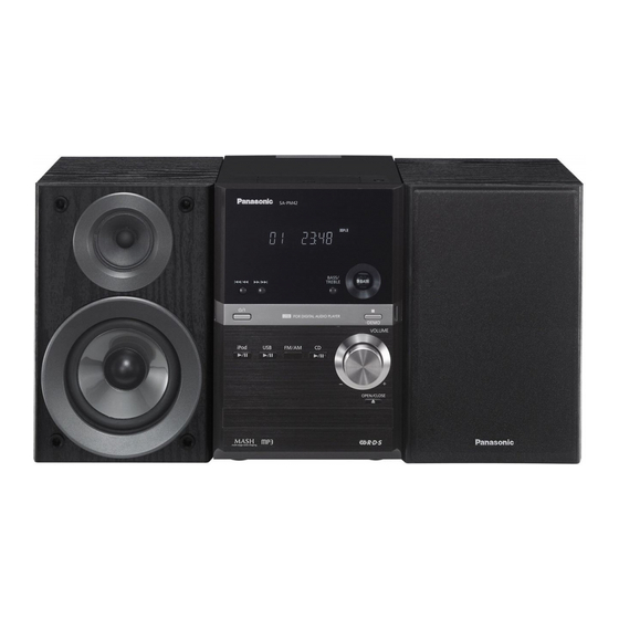 Panasonic Sc Pm Cd Stereo System Manuals