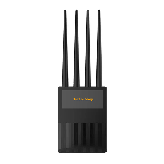 Comfast CF WR619AC Wireless Router Manuals