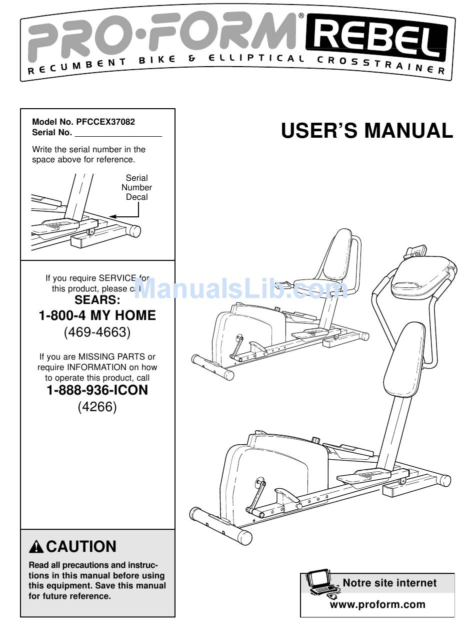 proform rebel recumbent bike