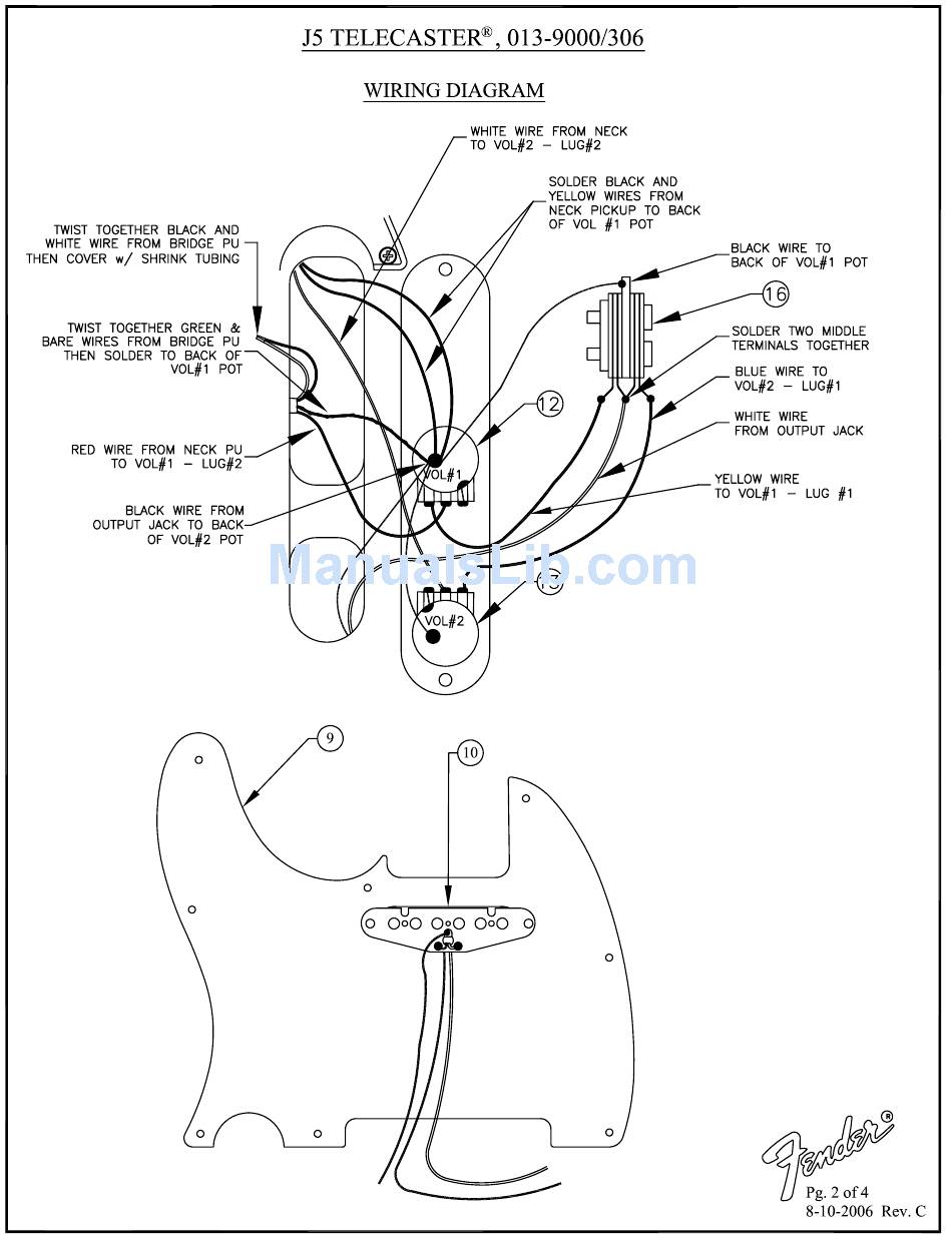 Fender Wiring Diagram Telecaster from static-data2.manualslib.com
