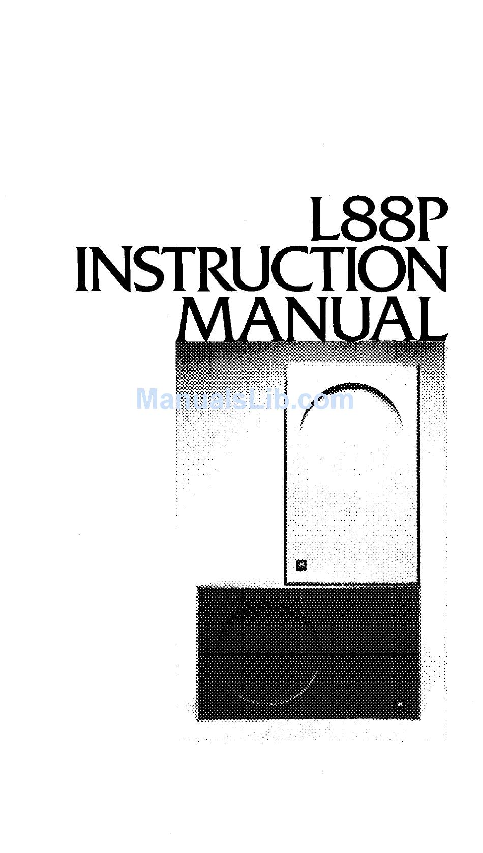 Jbl Lp Instruction Manual Pdf Download Manualslib