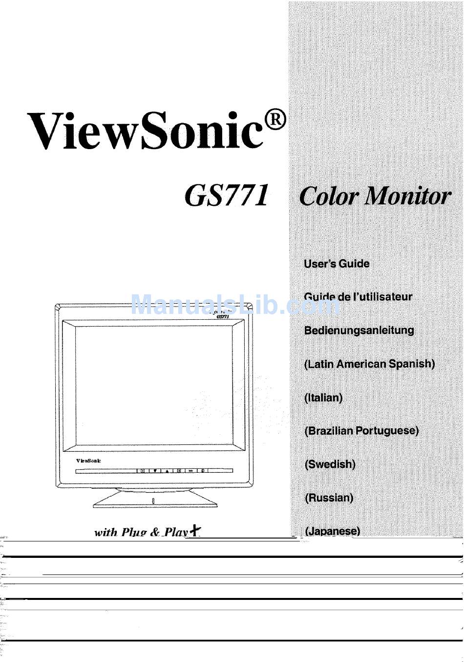 viewsonic gs771