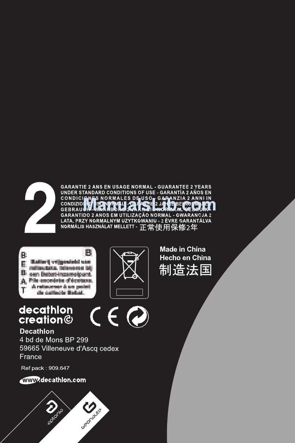 geonaute watch manual