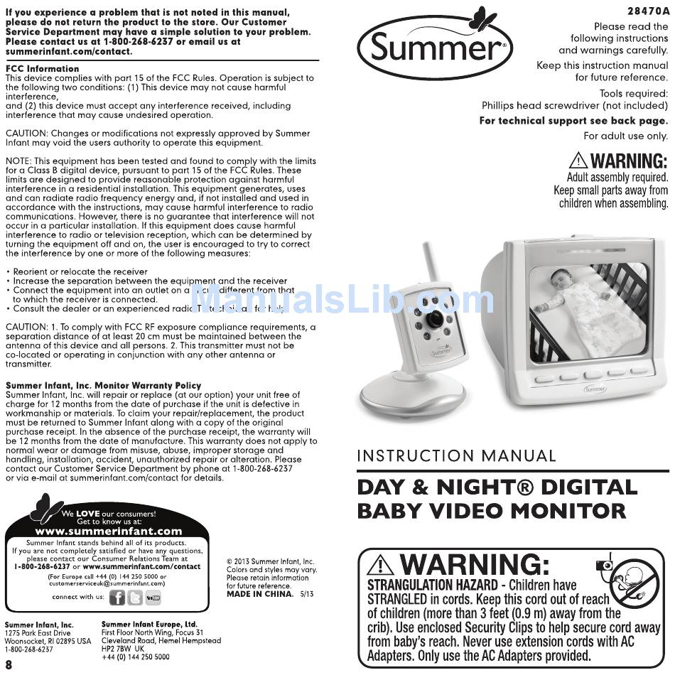 summer infant crib manual